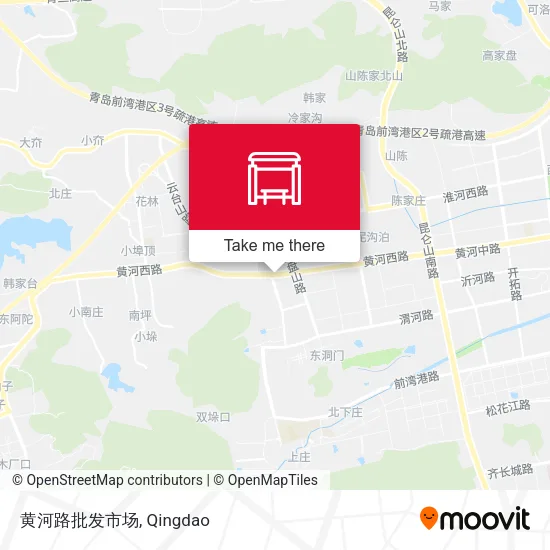 黄河路批发市场 map