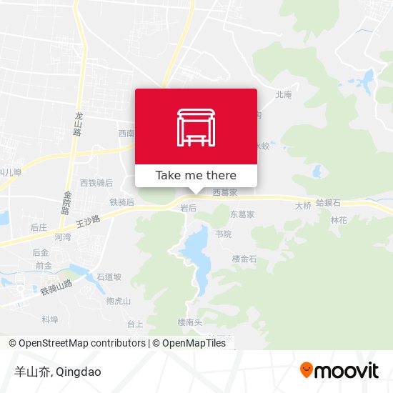 羊山夼 map