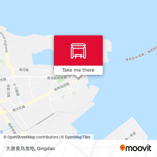 大唐黄岛发电 map
