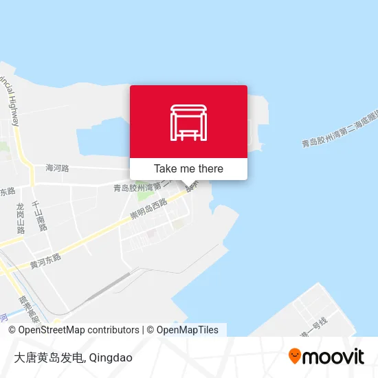 大唐黄岛发电 map