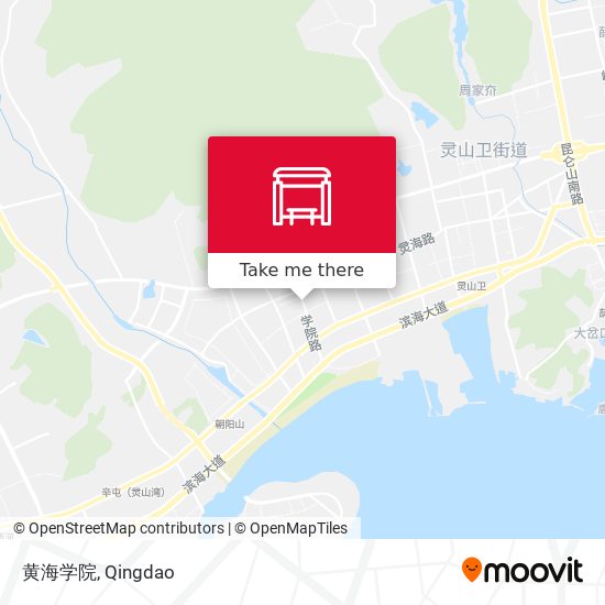 黄海学院 map