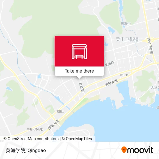 黄海学院 map