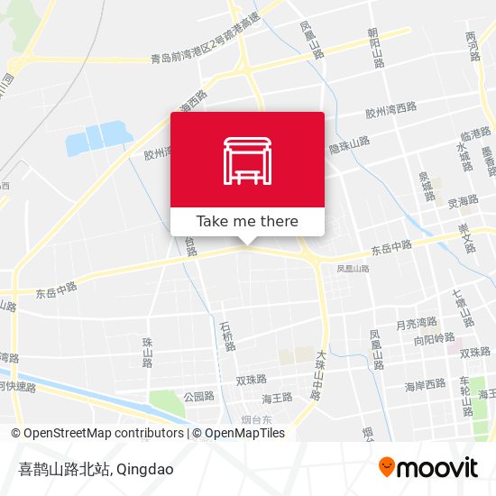 喜鹊山路北站 map