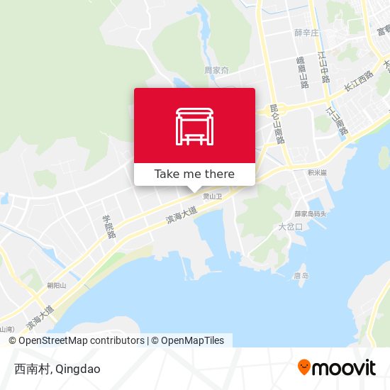 西南村 map