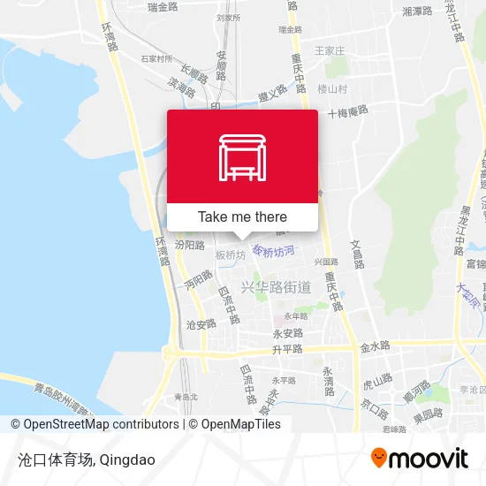 沧口体育场 map