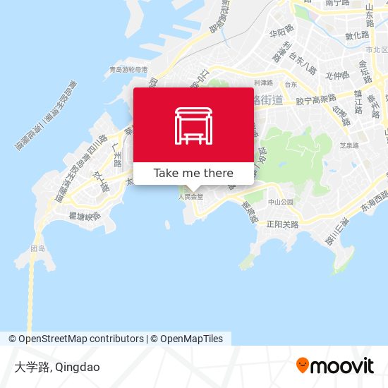 大学路 map