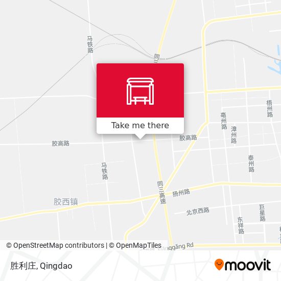 胜利庄 map