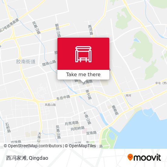 西冯家滩 map