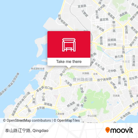 泰山路辽宁路 map