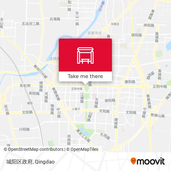 城阳区政府 map