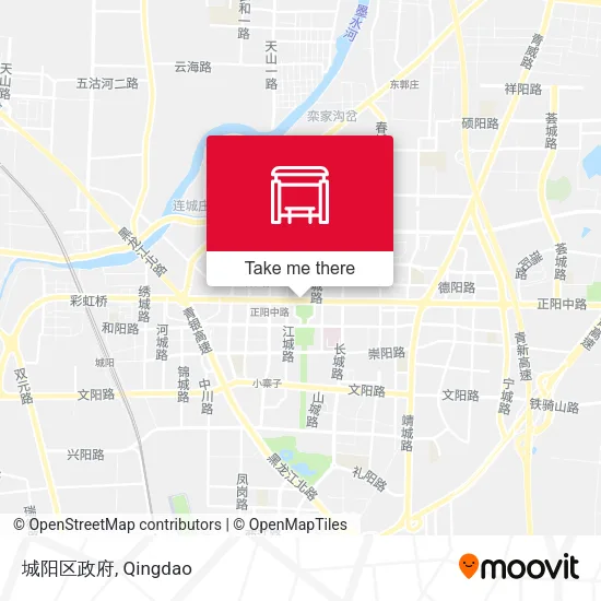 城阳区政府 map