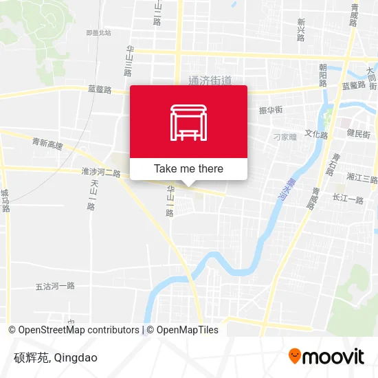 硕辉苑 map