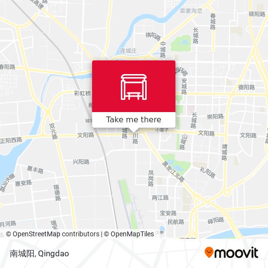 南城阳 map