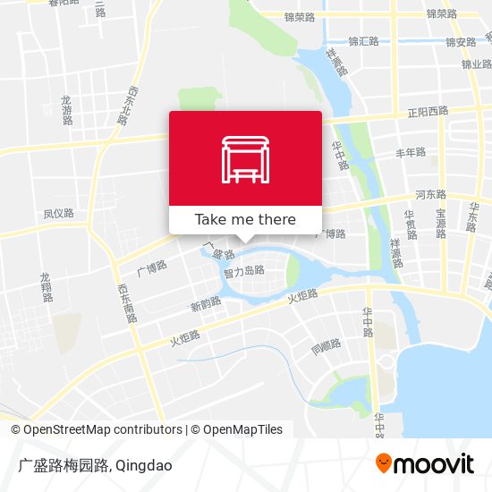 广盛路梅园路 map