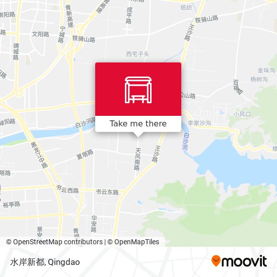 水岸新都 map
