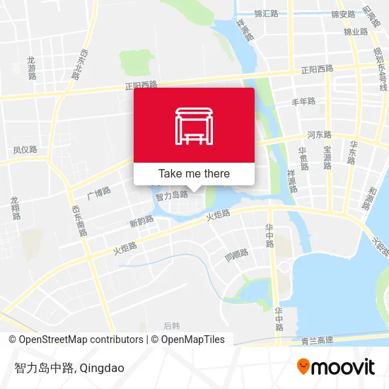 智力岛中路 map