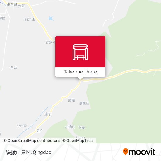 铁撅山景区 map