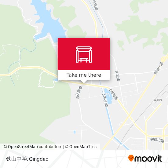铁山中学 map