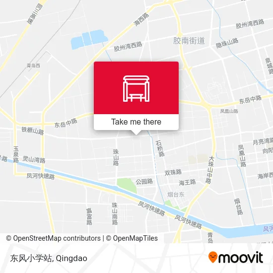 东风小学站 map
