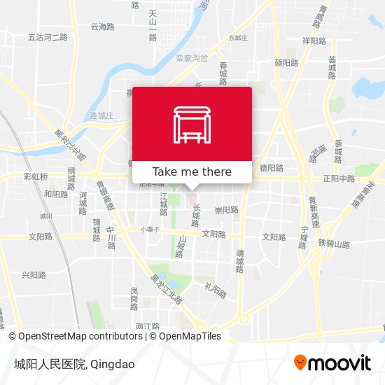 城阳人民医院 map