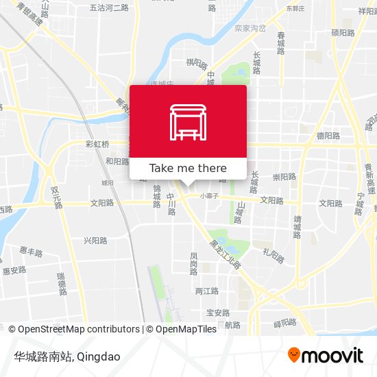 华城路南站 map