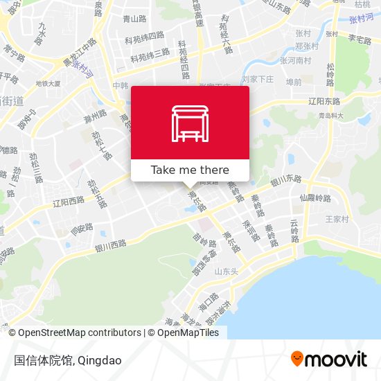 国信体院馆 map