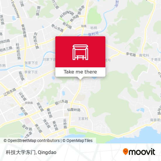 科技大学东门 map