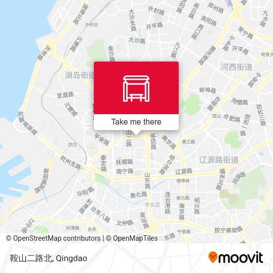 鞍山二路北 map