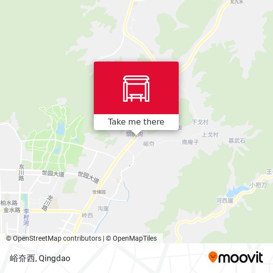 峪夼西 map