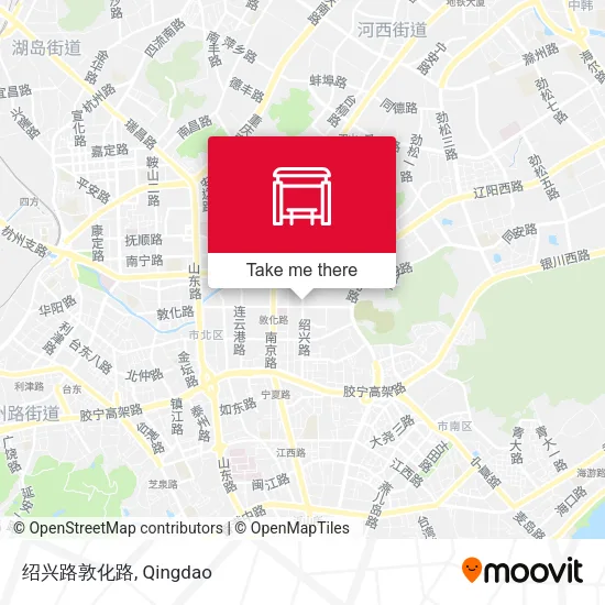 绍兴路敦化路 map