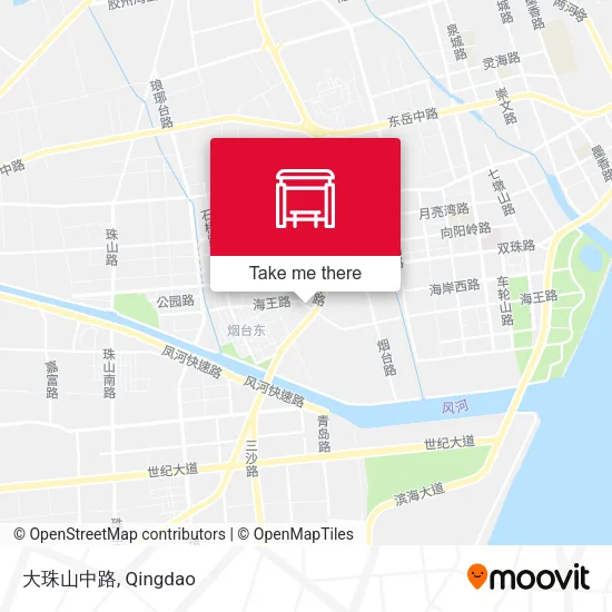 大珠山中路 map