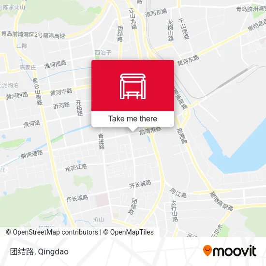 团结路 map