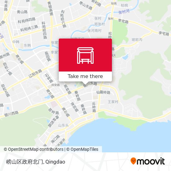 崂山区政府北门 map