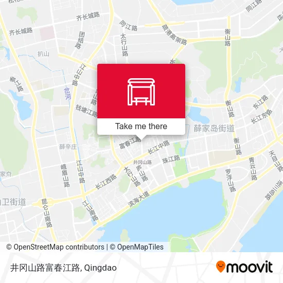 井冈山路富春江路 map