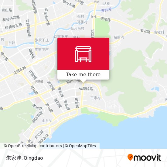 朱家洼 map
