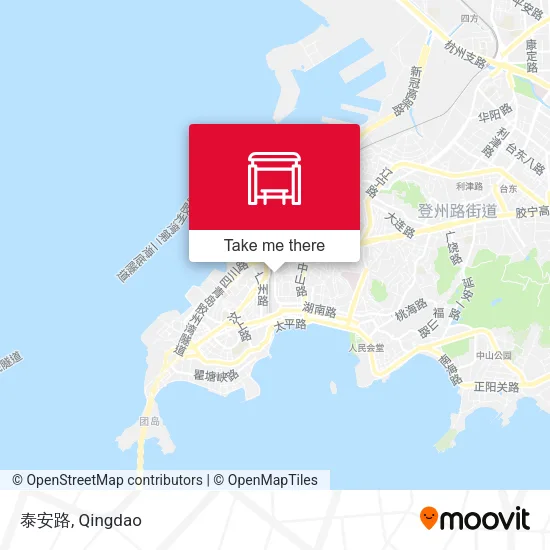泰安路 map