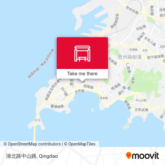 湖北路中山路 map