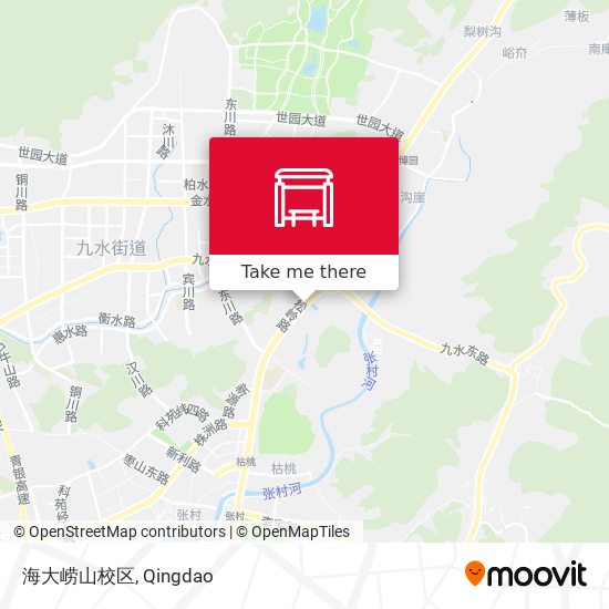 海大崂山校区 map
