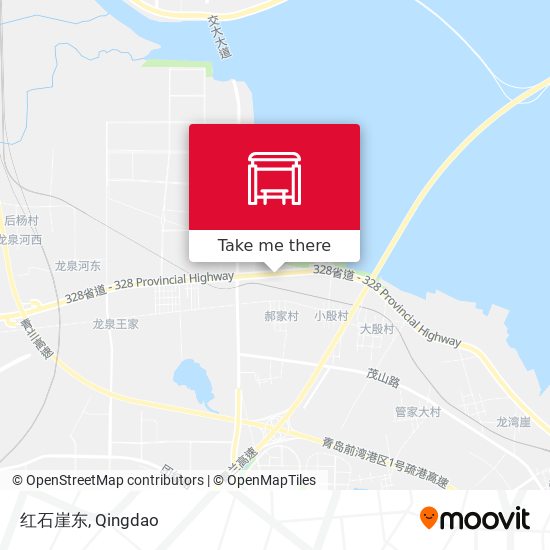 红石崖东 map