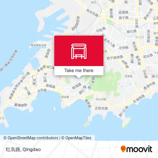 红岛路 map