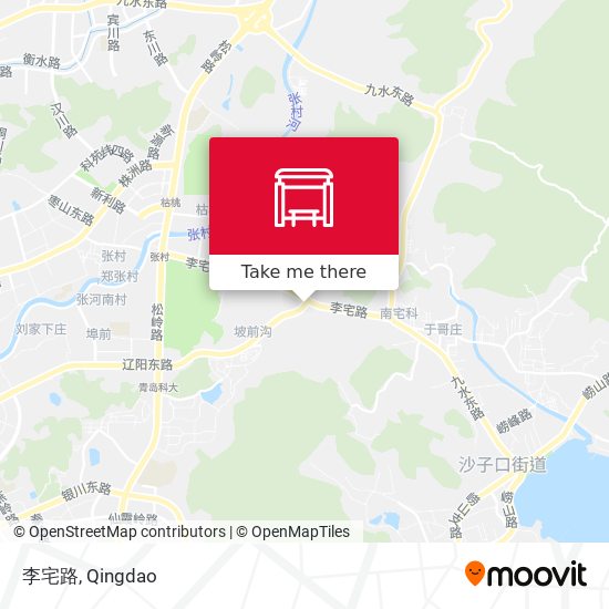 李宅路 map