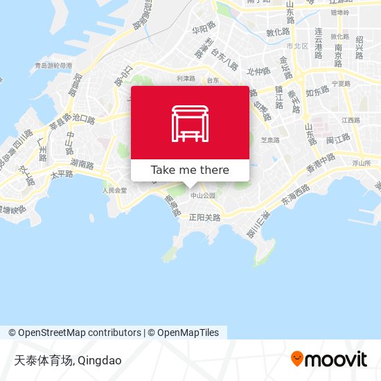 天泰体育场 map