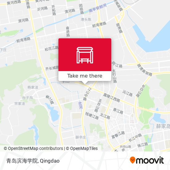 青岛滨海学院 map