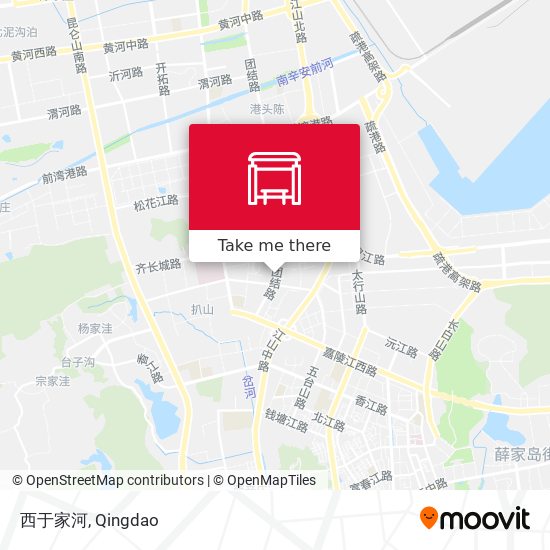 西于家河 map