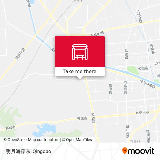 明月海藻东 map