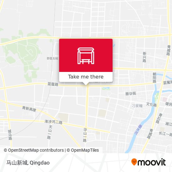 马山新城 map