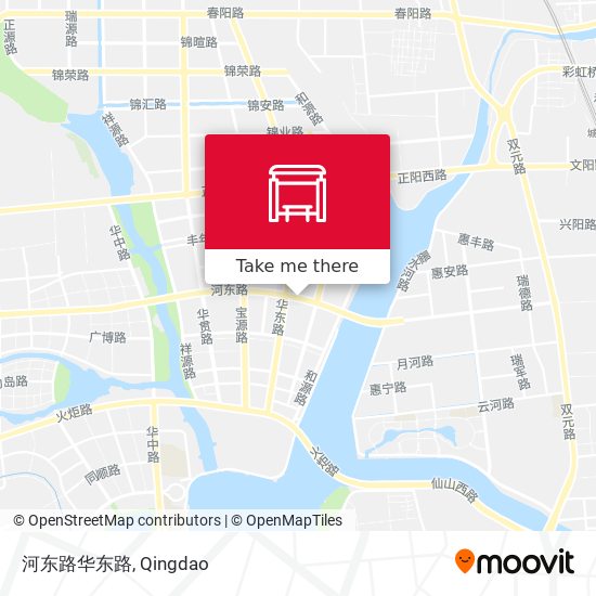 河东路华东路 map