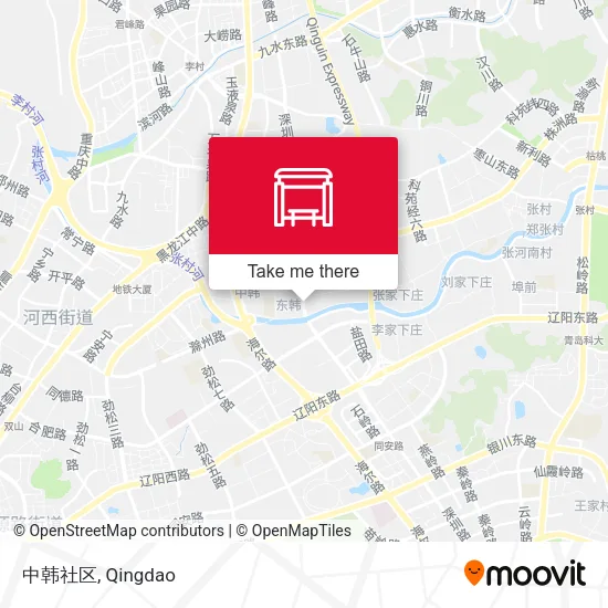 中韩社区 map