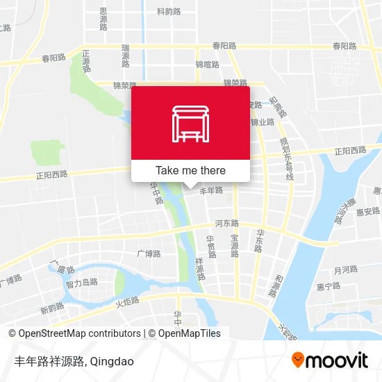 丰年路祥源路 map
