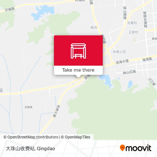 大珠山收费站 map